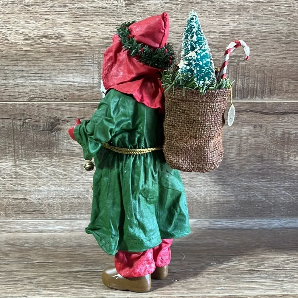 Clothtique Father Christmas Santa Figurine Bag 1990 Vintage Possible‎ Dreams
